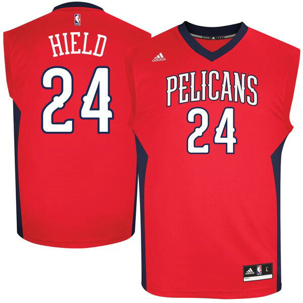 Maillot New Orleans Pelicans Homme Buddy Hield 24 adidas Réplique Rouge